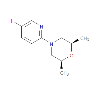 rel-(2R,6S)-4-(5-Iodo-2-pyridinyl)-2,6-dimethylmorpholine