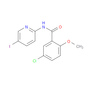 5-Chloro-N-(5-iodo-2-pyridinyl)-2-methoxybenzamide