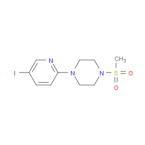 Piperazine, 1-(5-iodo-2-pyridinyl)-4-(methylsulfonyl)-
