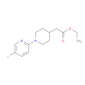 Ethyl 1-(5-iodo-2-pyridinyl)-4-piperidineacetate