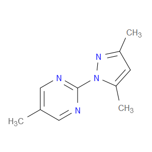 Pyrimidine, 2-(3,5-dimethyl-1H-pyrazol-1-yl)-5-methyl-