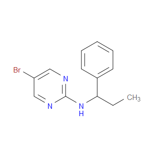 5-Bromo-N-(1-phenylpropyl)-2-pyrimidinamine
