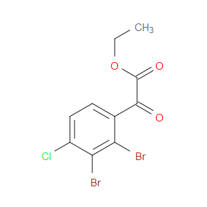 ethyl 2-(2,3-dibromo-4-chlorophenyl)-2-oxoacetate
