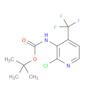 tert-butyl (2-chloro-4-(trifluoromethyl)pyridin-3-yl)carbamate