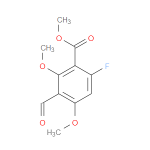 methyl 6-fluoro-3-formyl-2,4-dimethoxybenzoate
