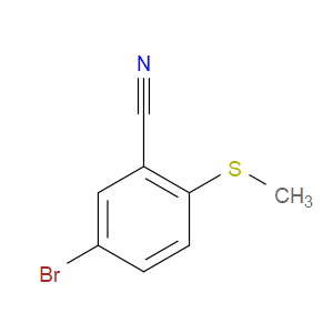 5-Bromo-2-(methylthio)benzonitrile