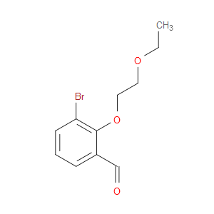 Benzaldehyde, 3-bromo-2-(2-ethoxyethoxy)-