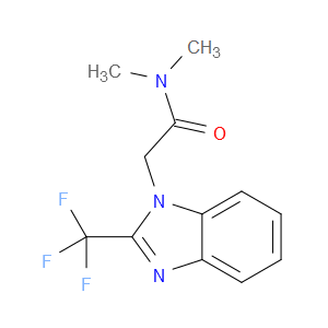 N,N-Dimethyl-2-(trifluoromethyl)-1H-benzimidazole-1-acetamide