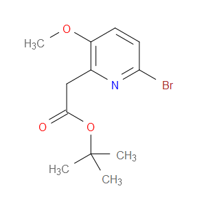 Tert-butyl 2-(6-bromo-3-methoxypyridin-2-yl)acetate