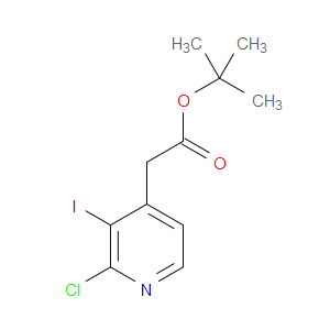 Tert-butyl 2-(2-chloro-3-iodopyridin-4-yl)acetate
