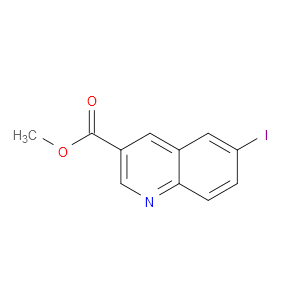Methyl 6-iodo-3-quinolinecarboxylate