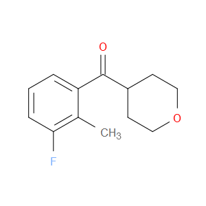 (3-Fluoro-2-methylphenyl)(tetrahydro-2H-pyran-4-yl)methanone