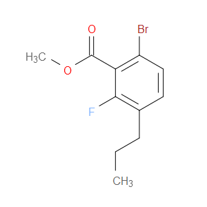 methyl 6-bromo-2-fluoro-3-propylbenzoate
