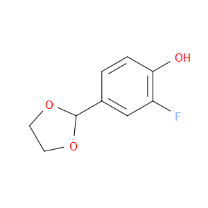 4-(1,3-Dioxolan-2-yl)-2-fluorophenol