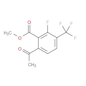 methyl 6-acetyl-2-fluoro-3-(trifluoromethyl)benzoate