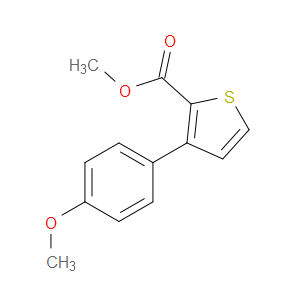 methyl 3-(4-methoxyphenyl)thiophene-2-carboxylate