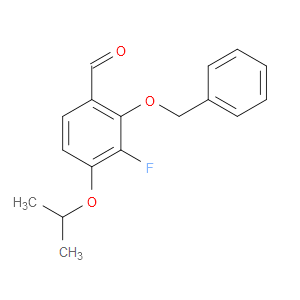 2-(Benzyloxy)-3-fluoro-4-isopropoxybenzaldehyde