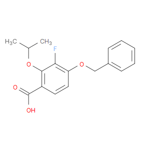 4-(Benzyloxy)-3-fluoro-2-isopropoxybenzoic acid