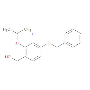 (4-(Benzyloxy)-3-fluoro-2-isopropoxyphenyl)methanol
