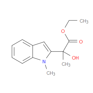 Ethyl α-hydroxy-α,1-dimethyl-1H-indole-2-acetate