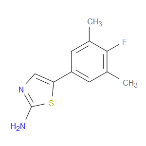 5-(4-Fluoro-3,5-dimethylphenyl)thiazol-2-amine
