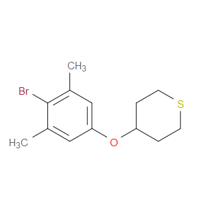 4-(4-Bromo-3,5-dimethylphenoxy)tetrahydro-2H-thiopyran