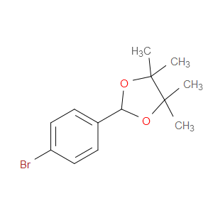 2-(4-Bromophenyl)-4,4,5,5-tetramethyl-1,3-dioxolane