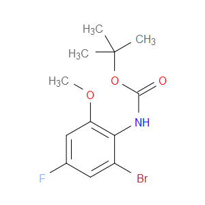 tert-butyl (2-bromo-4-fluoro-6-methoxyphenyl)carbamate
