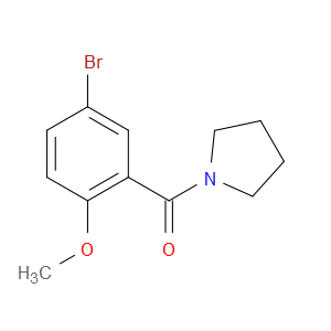 (5-bromo-2-methoxyphenyl)(pyrrolidin-1-yl)methanone