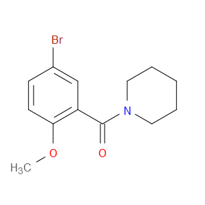 (5-bromo-2-methoxyphenyl)(piperidin-1-yl)methanone