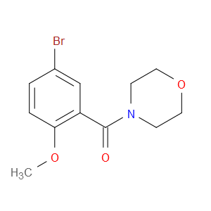 (5-bromo-2-methoxyphenyl)(morpholino)methanone