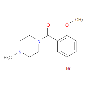(5-bromo-2-methoxyphenyl)(4-methylpiperazin-1-yl)methanone