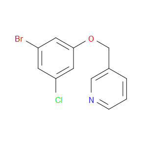 3-((3-bromo-5-chlorophenoxy)methyl)pyridine