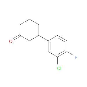 3-(3-Chloro-4-fluorophenyl)cyclohexanone