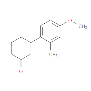 3-(4-Methoxy-2-methylphenyl)cyclohexanone