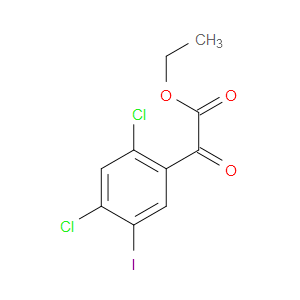ethyl 2-(2,4-dichloro-5-iodophenyl)-2-oxoacetate
