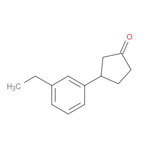 Cyclopentanone, 3-(3-ethylphenyl)-