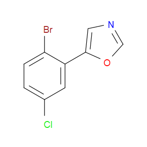 5-(2-Bromo-5-chlorophenyl)oxazole