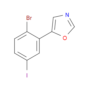5-(2-Bromo-5-iodophenyl)oxazole