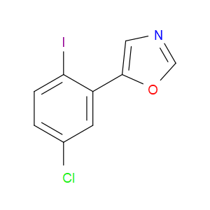 5-(5-Chloro-2-iodophenyl)oxazole