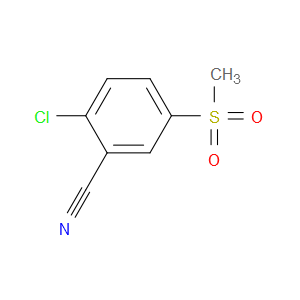 2-chloro-5-(methylsulfonyl)benzonitrile