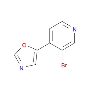 Pyridine, 3-bromo-4-(5-oxazolyl)-