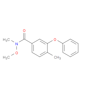 N-methoxy-N,4-dimethyl-3-phenoxybenzamide