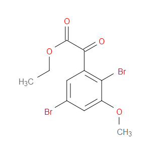 ethyl 2-(2,5-dibromo-3-methoxyphenyl)-2-oxoacetate