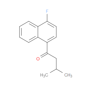1-(4-Fluoro-1-naphthalenyl)-3-methyl-1-butanone