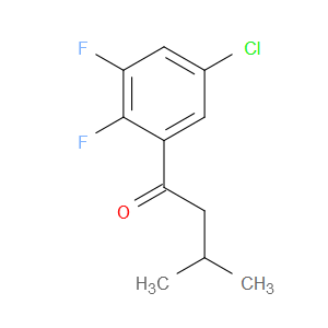 1-(5-Chloro-2,3-difluorophenyl)-3-methyl-1-butanone