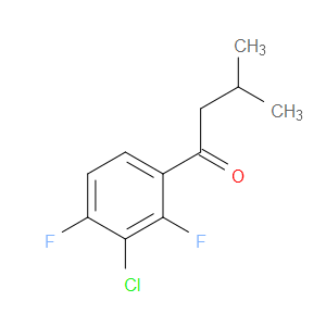 1-(3-Chloro-2,4-difluorophenyl)-3-methyl-1-butanone