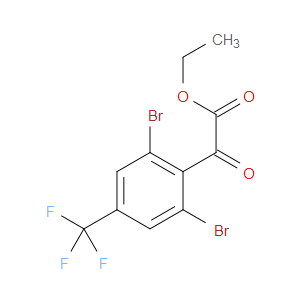ethyl 2-(2,6-dibromo-4-(trifluoromethyl)phenyl)-2-oxoacetate