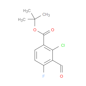 tert-butyl 2-chloro-4-fluoro-3-formylbenzoate