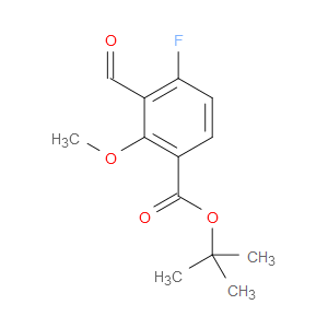 tert-butyl 4-fluoro-3-formyl-2-methoxybenzoate